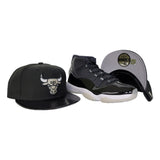 Matching New Era Chicago Bulls Snapback Hat For Jordan 11 Jubilee