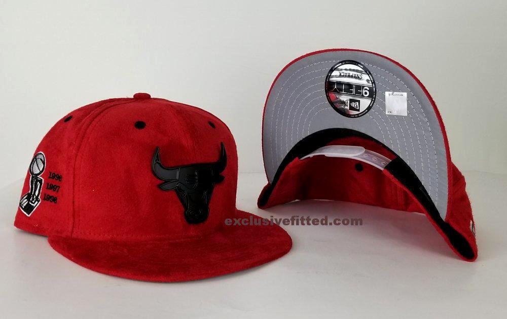 Chicago bulls suede snapback Outlet