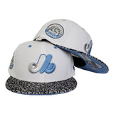 Matching New Era Montreal Expos Snapback Hat For Jordan 3 UNC