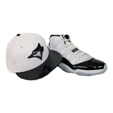 Matching New Era Toronto Blue jays snapback Hat for Jordan 11 White Black Concord