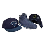 Matching New Era New York Knicks Fitted Hat for Jordan 6 Diffused Blue
