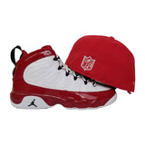 Matching New Era Oakland Raiders Fitted Hat For Jordan 9 Gym Red