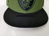 Matching New Era Oakland Raiders Fitted Hat for Nike Foamposite Legion Green Foams