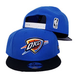 Matching New Era Oklahoma City Thunder Snapback Hat For Jordan 10 Tinker Racer Blue
