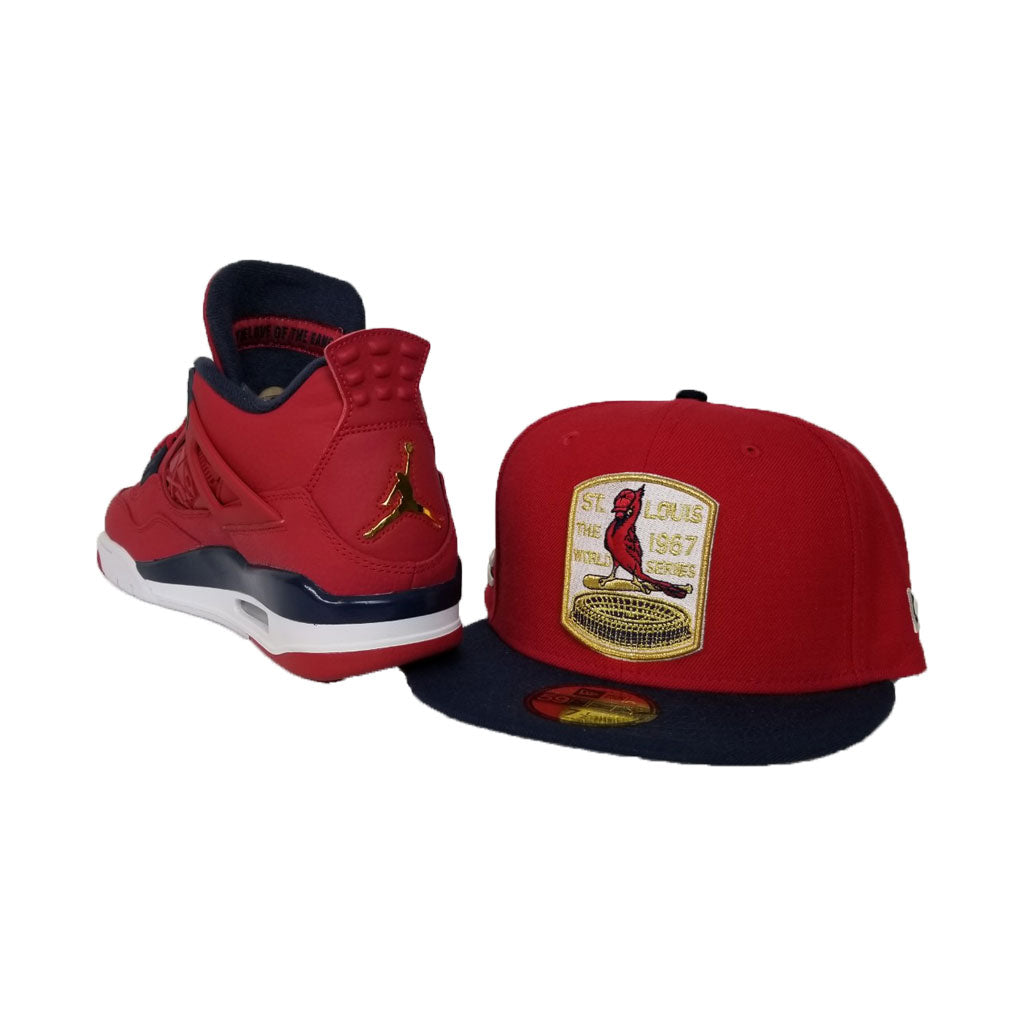 Matching New Era St. Louis Cardinals Fitted hat for Jordan 4 FIBA
