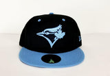 Matching New Era Toronto Blue Jays Fitted Hat for Jordan 6 UNC Blue