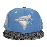 Matching New Era Toronto Blue jays Snapback Hat For Jordan 3 UNC