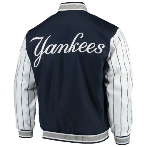 JH Design New York Yankees Youth Navy/Gray Reversible Hoodie Full-Snap  Jacket
