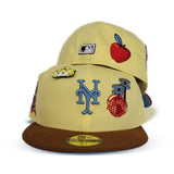 New York Mets Icy Blue Bottom Shea Stadium Final Season Patch New Era 59Fifty Fitted