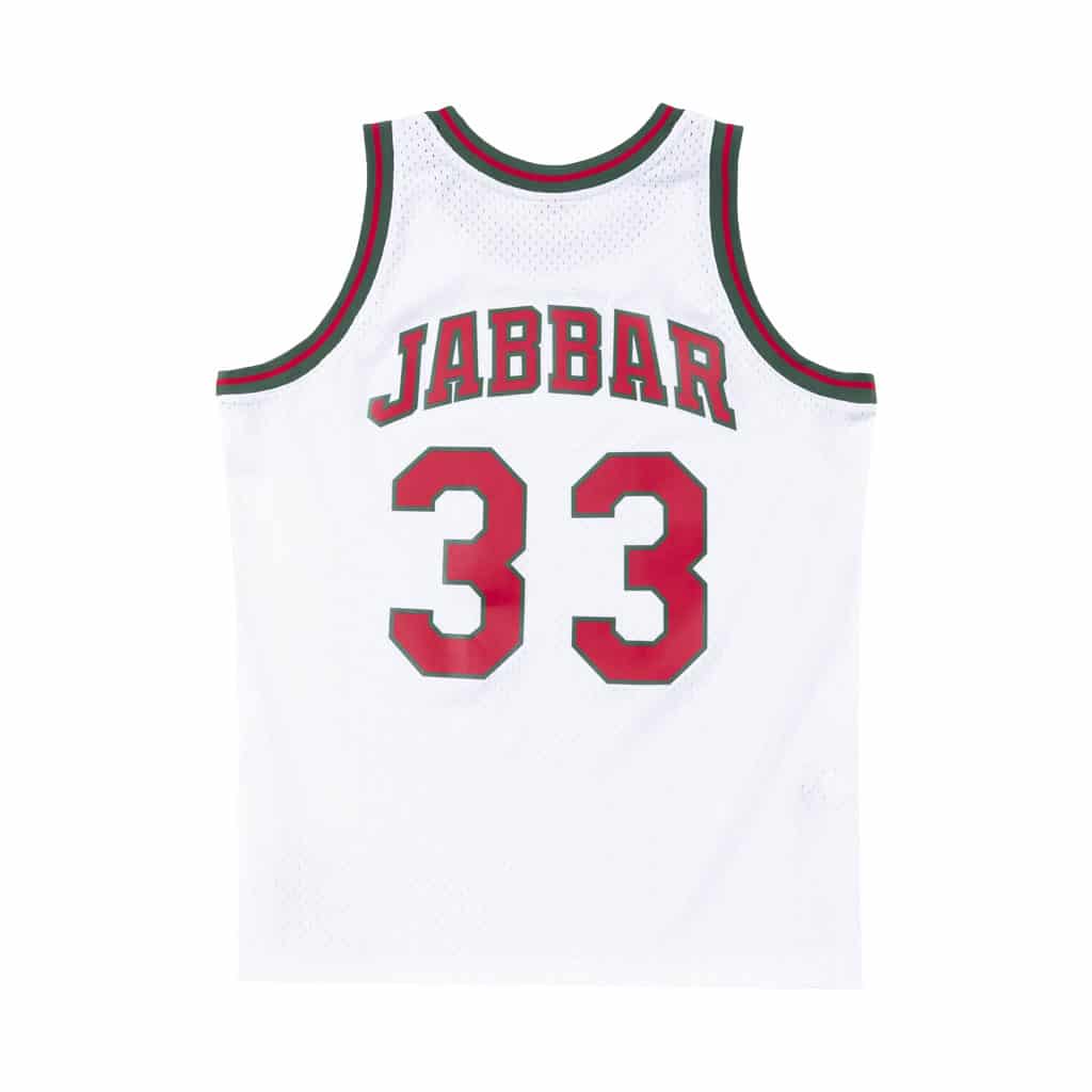 Los Angeles Lakers Kareem Abdul-Jabbar Road Swingman Jersey By