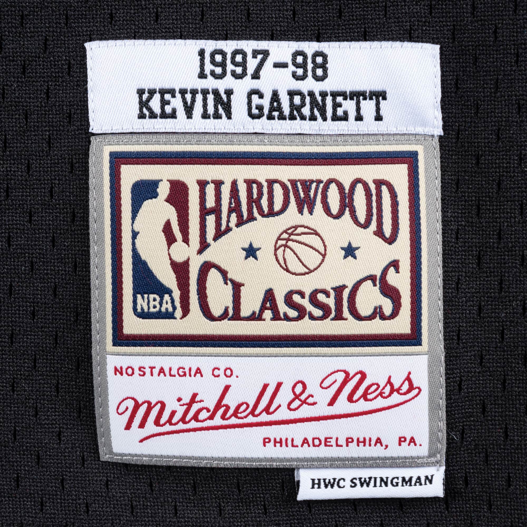KEVIN GARNETT Home TIMBERWOLVES Mitchell & Ness HARDWOOD Classic  SWINGMAN Jersey