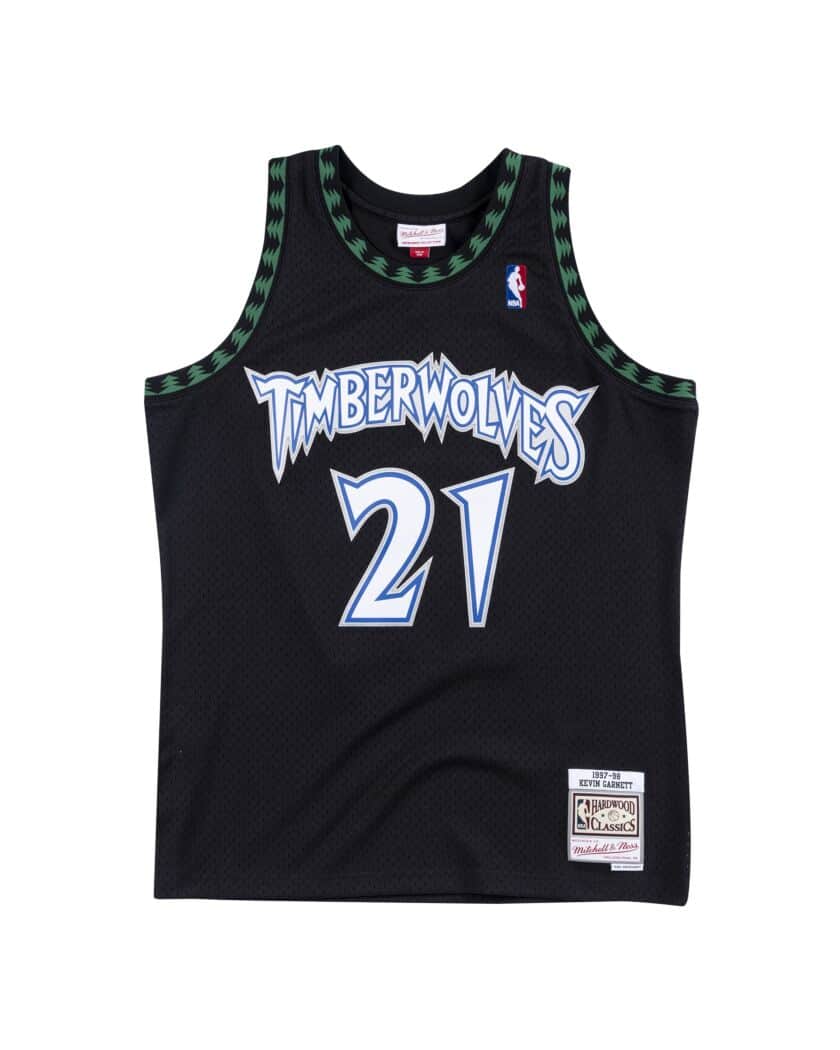 Timmber Wolves Alt Old Timberwolves Black Jerseys