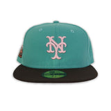 Mint Green New York Mets Brown Visor Pink Bottom 1964 All Star Game Side Patch New Era 59Fifty Fitted
