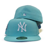 Mint Green New York Yankees Icy Blue Bottom 2000 World Series Patch New Era 59Fifty Fitted