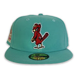 Mint Green St. Louis Cardinals Red Bottom 1957 World Series Side Patch New Era 59Fifty Fitted