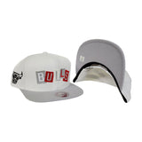 Mitchell & Ness Chicago Bulls Patch Work Grey Snapback Hat