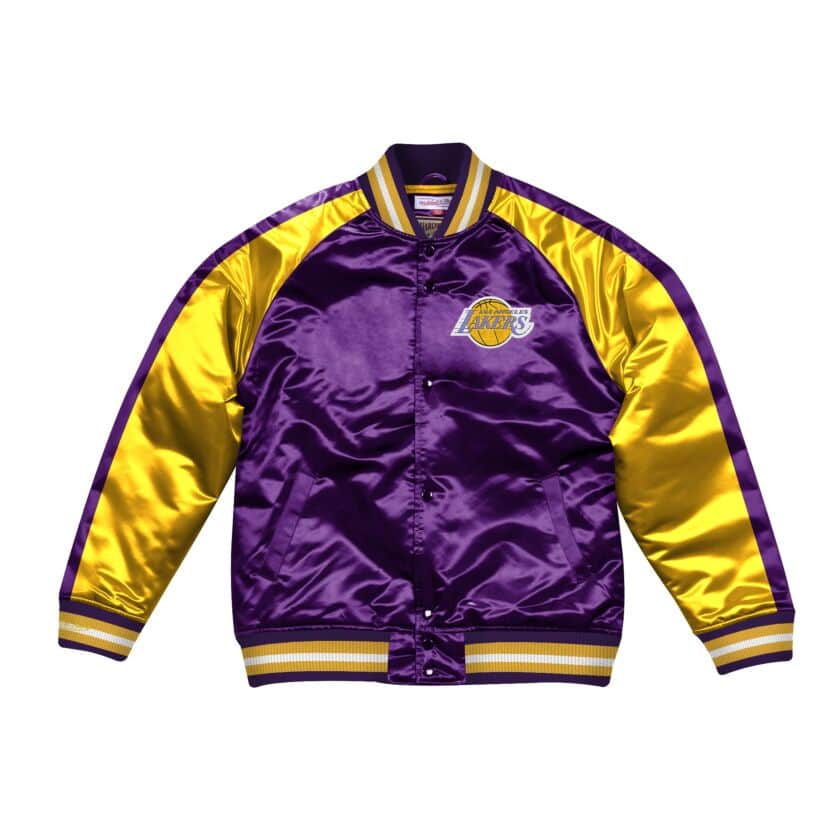 Los Angeles Lakers Warm up Jacket Mitchell & Ness Zip Front 