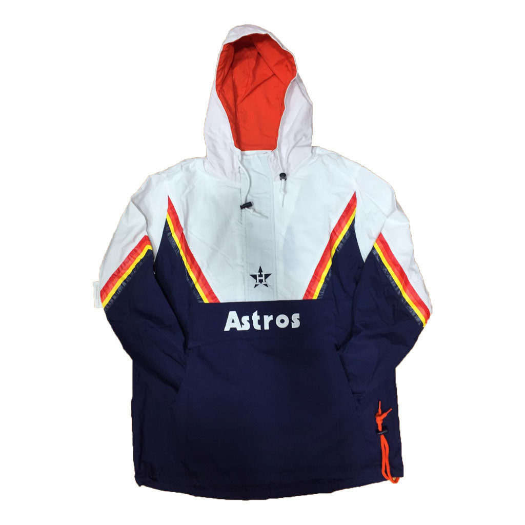 The popular 86 Astros rainbow sweater but its a Starter jacket : r/Astros