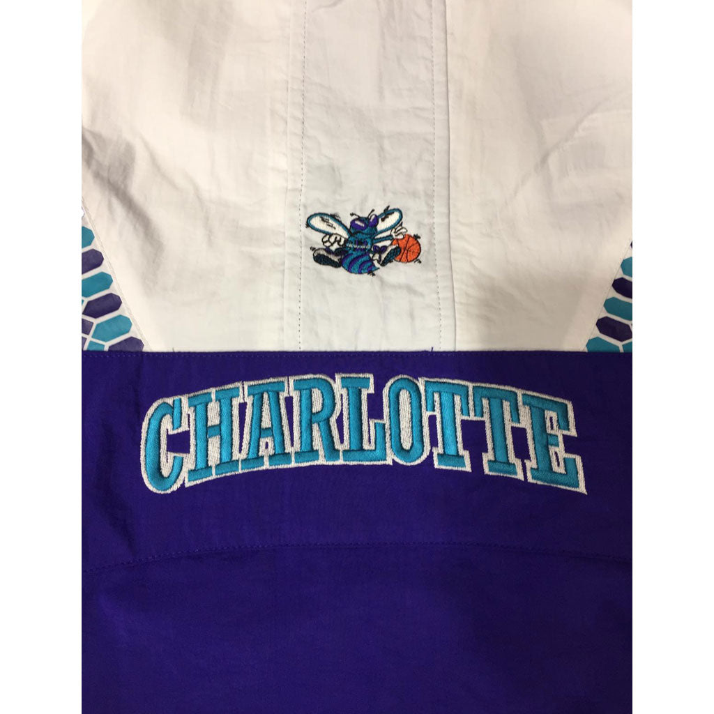 Mitchell & Ness Half Zip Anorak NBA Charlotte Hornets Light Jacket
