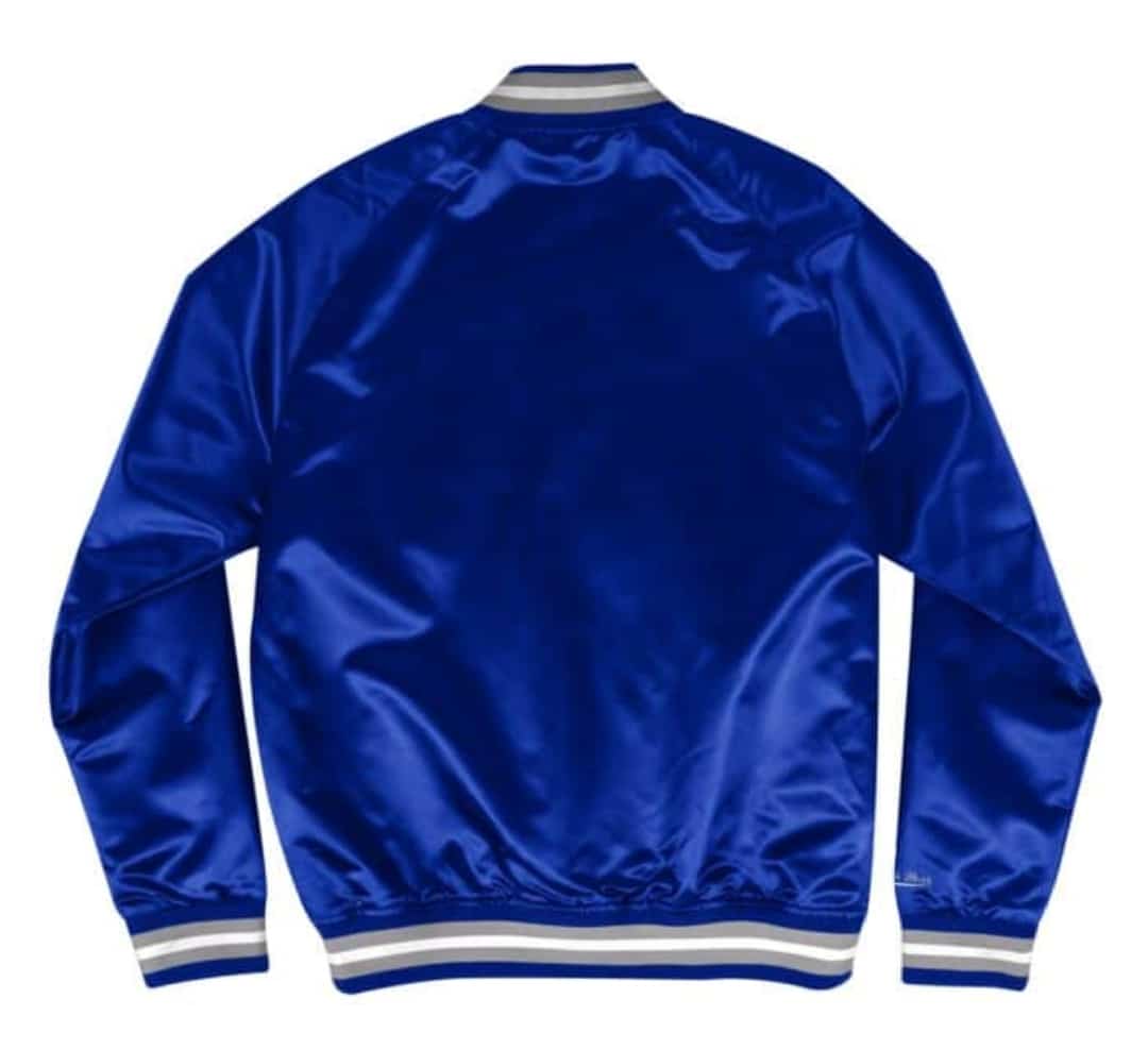 Mitchell & Ness Los Angeles Dodgers Royal Blue Satin Varsity Light Jacket
