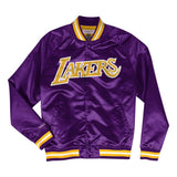 Mitchell & Ness Los Angeles Lakers Purple Satin Light Jacket