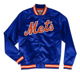 Mitchell & Ness New York Mets Satin Varsity Light Jacket