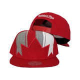 Mitchell & Ness Red Toronto Leaf Snapback Hat