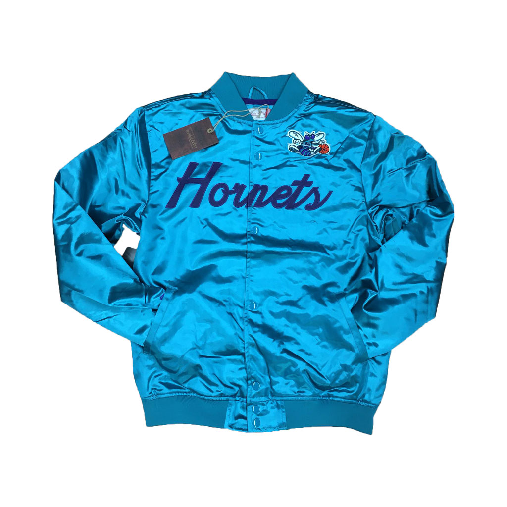 Mitchell and ness clearance charlotte hornets jacket