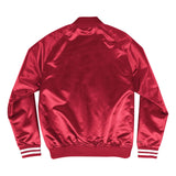 Mitchell & Ness Scrip Chicago Bulls Red Satin Varsity Light Jacket