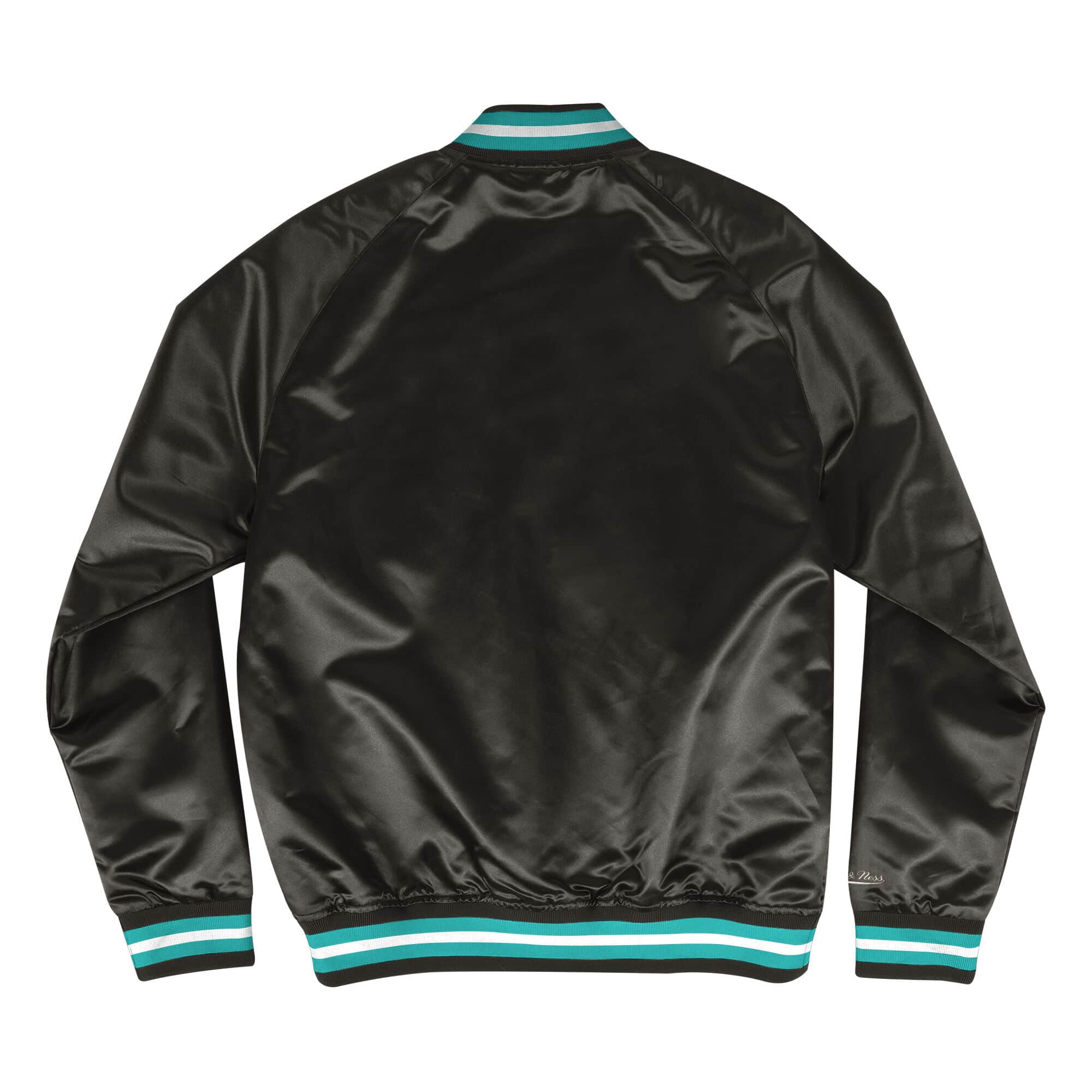 Mitchell & Ness Vancouver Grizzlies Black Satin Light Jacket