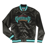 Mitchell & Ness Vancouver Grizzlies Black Satin Light Jacket