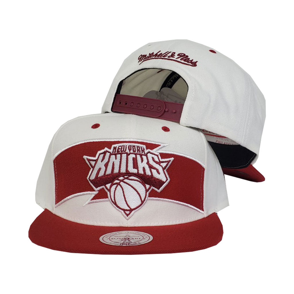 Mitchell Ness White Burgundy New York – Exclusive