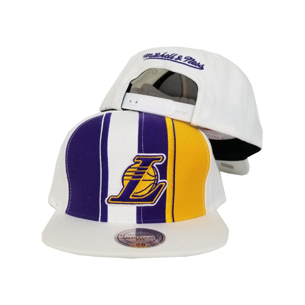 Mitchell & Ness Lakers Natural Snapback Hat