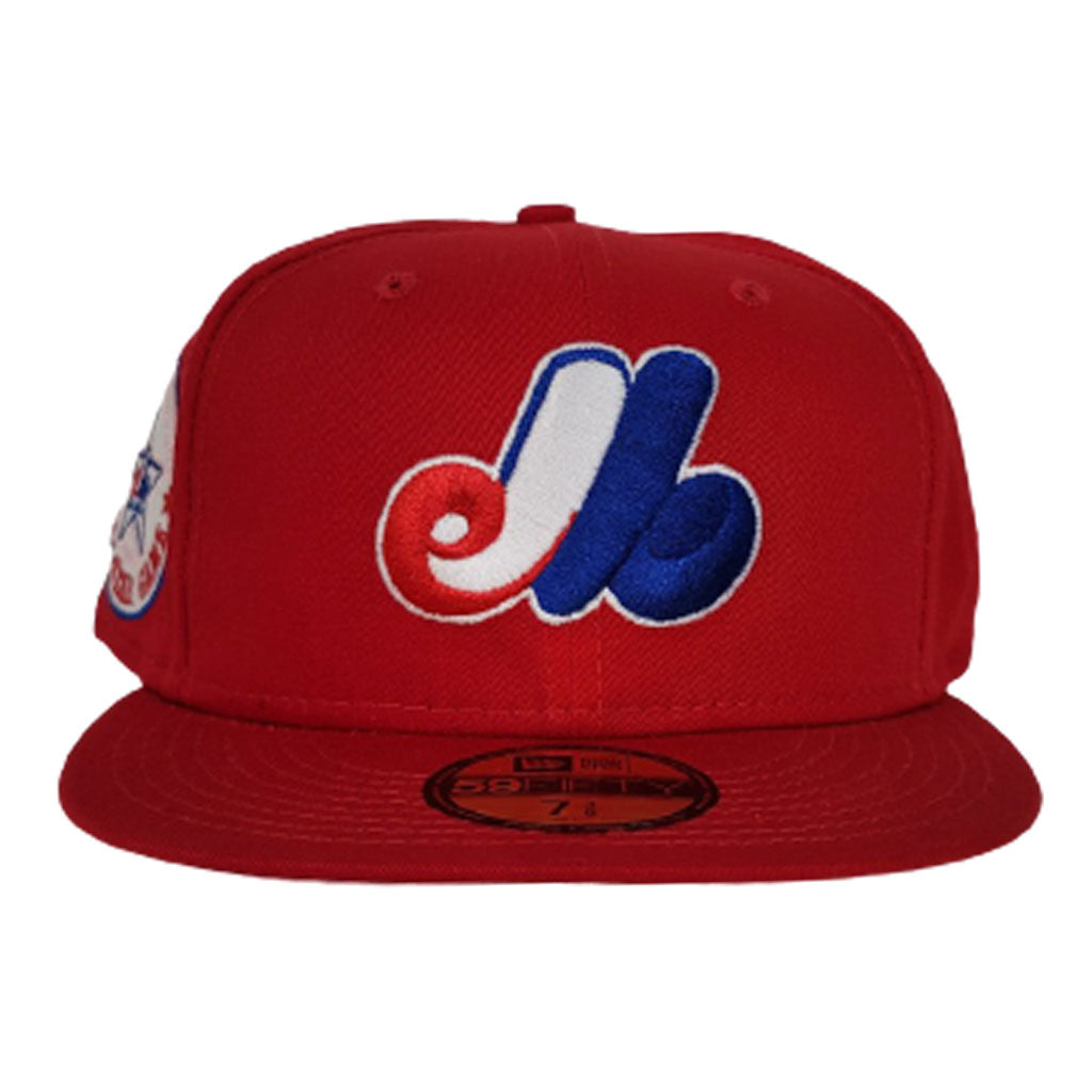 Montreal Expos New Era Pink Undervisor 59FIFTY Fitted Hat - Brown