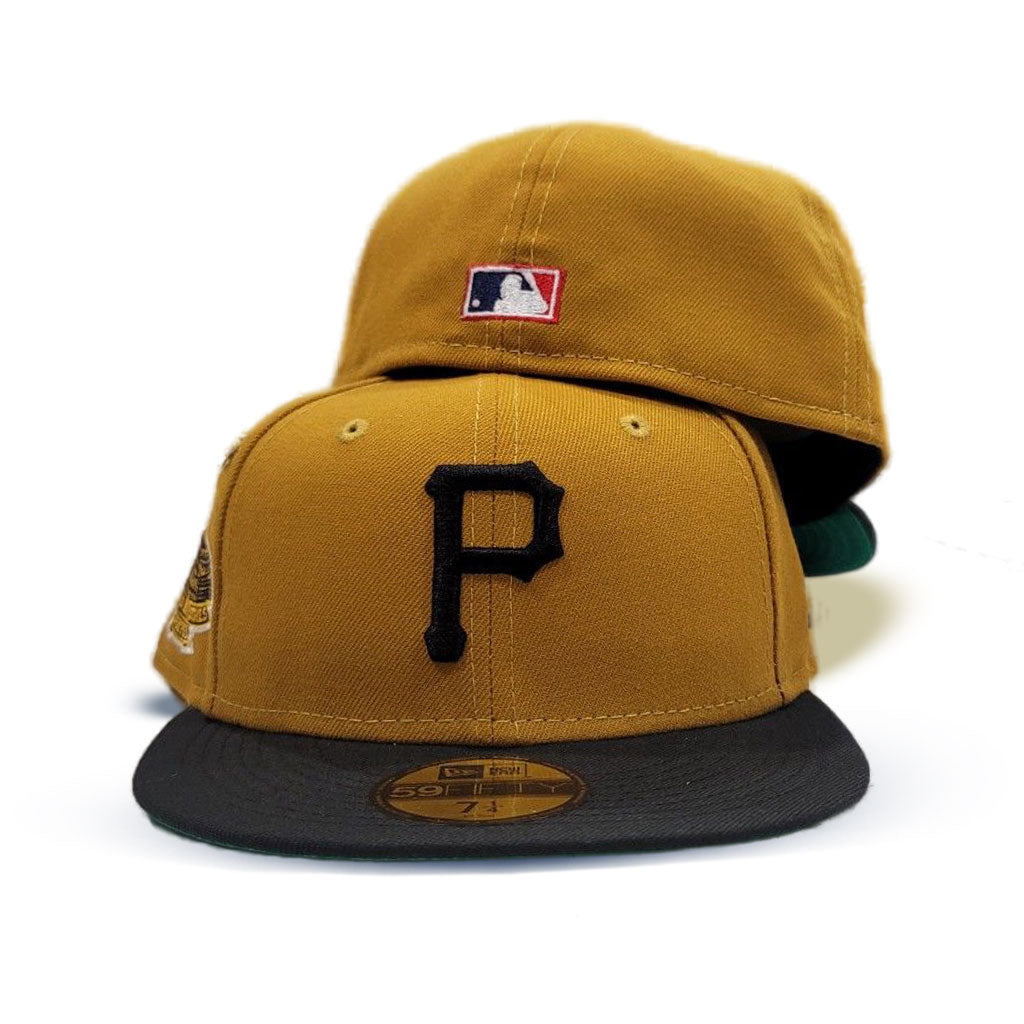 New Era 59FIFTY Pittsburgh Pirates Green Bottom Men's Fitted Hat Yellow Yellow-Black / 7 1/8