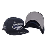 NAVY BLUE NEW ERA 9FIFTY WELCOME TO QUEENS SNAPBACK