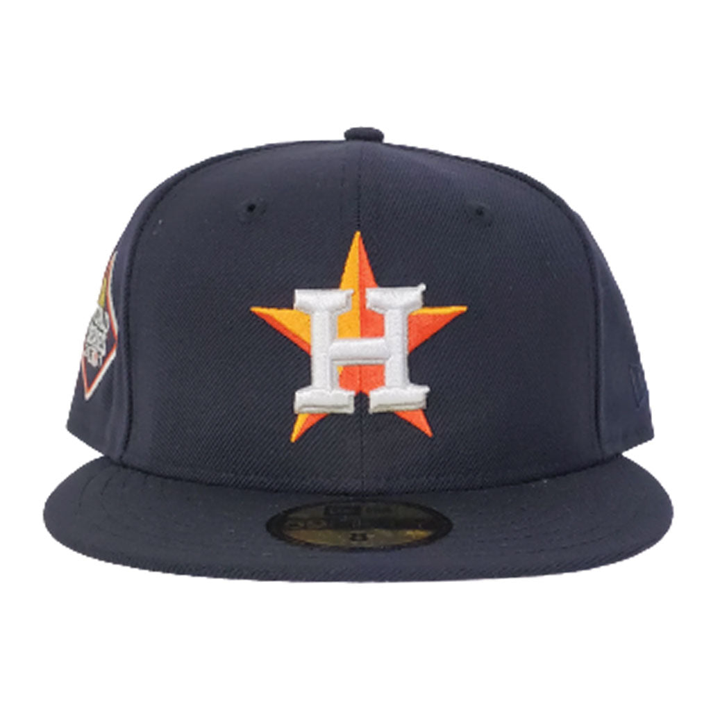 Houston Astros 45TH ANNIVERSARY MESH-BACK SIDE-PATCH Black-Orange