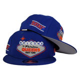 NEW ERA 9FIFTY ROYAL BLUE WELCOME TO QUEENS SNAPBACK HAT