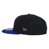 NEW ERA BLACK / BLUE NEW YORK METS 1964-2008 SHEA STADIUM SIDE PATCH FITTED 
