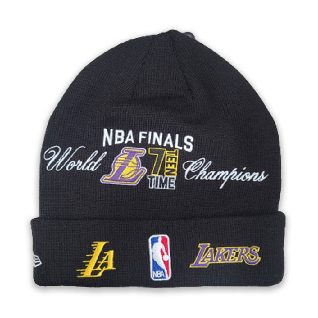 Los Angeles Lakers Beanie Hat by New Era