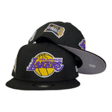 NEW ERA BLACK LOS ANGELES LAKERS NBA FINALS SIDE PATCH 9FIFTY SNAPBACK