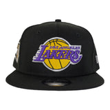 NEW ERA BLACK LOS ANGELES LAKERS NBA FINALS SIDE PATCH 9FIFTY SNAPBACK