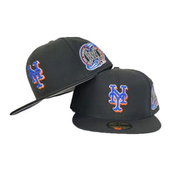 Off White New York Mets Royal Blue Trucker Gray Bottom 2000 Subway Series Side Patch New Era 59FIFTY Fitted 71/2