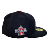 NEW ERA NAVY LOS ANGELES ANGELS 2010 ALL STAR GAME SIDE PATCH FITTED HAT
