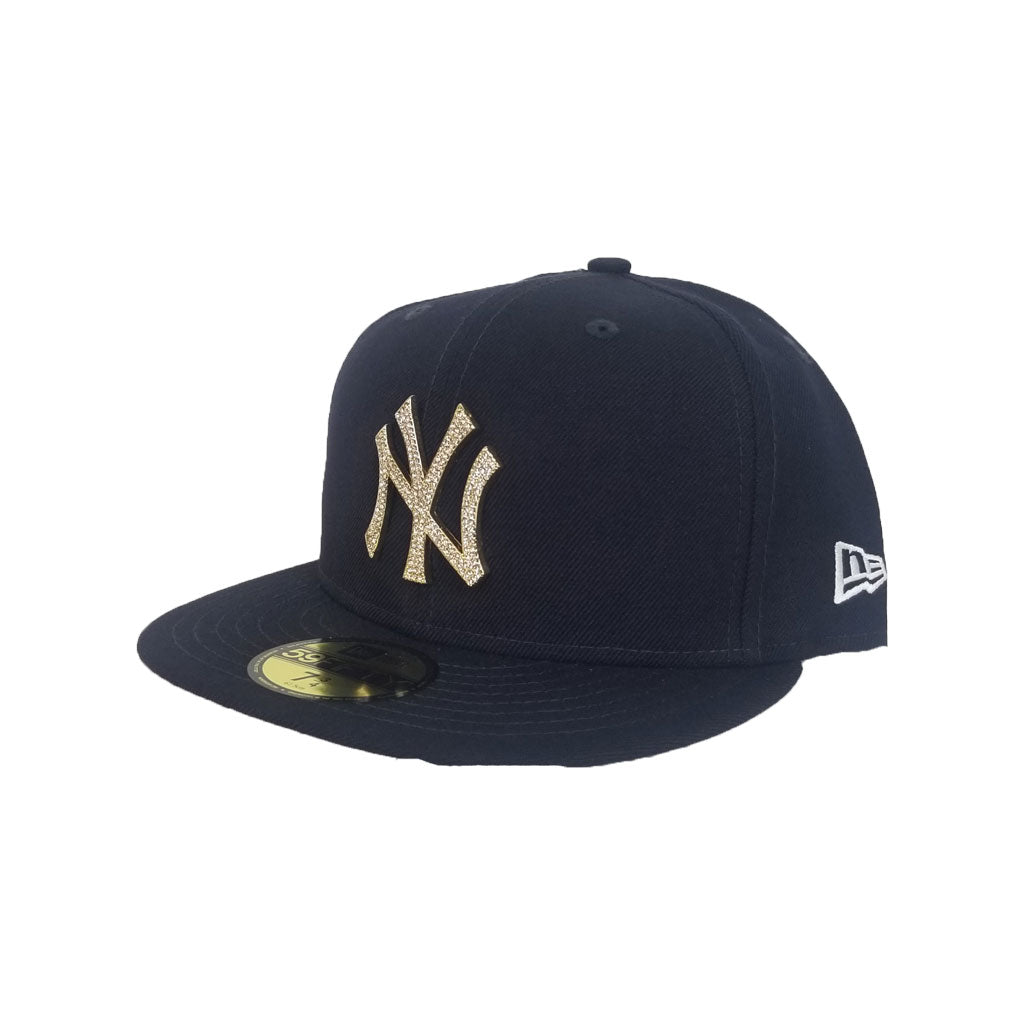 New York Yankees Hat, Bling Hat, Crystal Cap, Custom Baseball Hat, Funny  Baseball Cap 