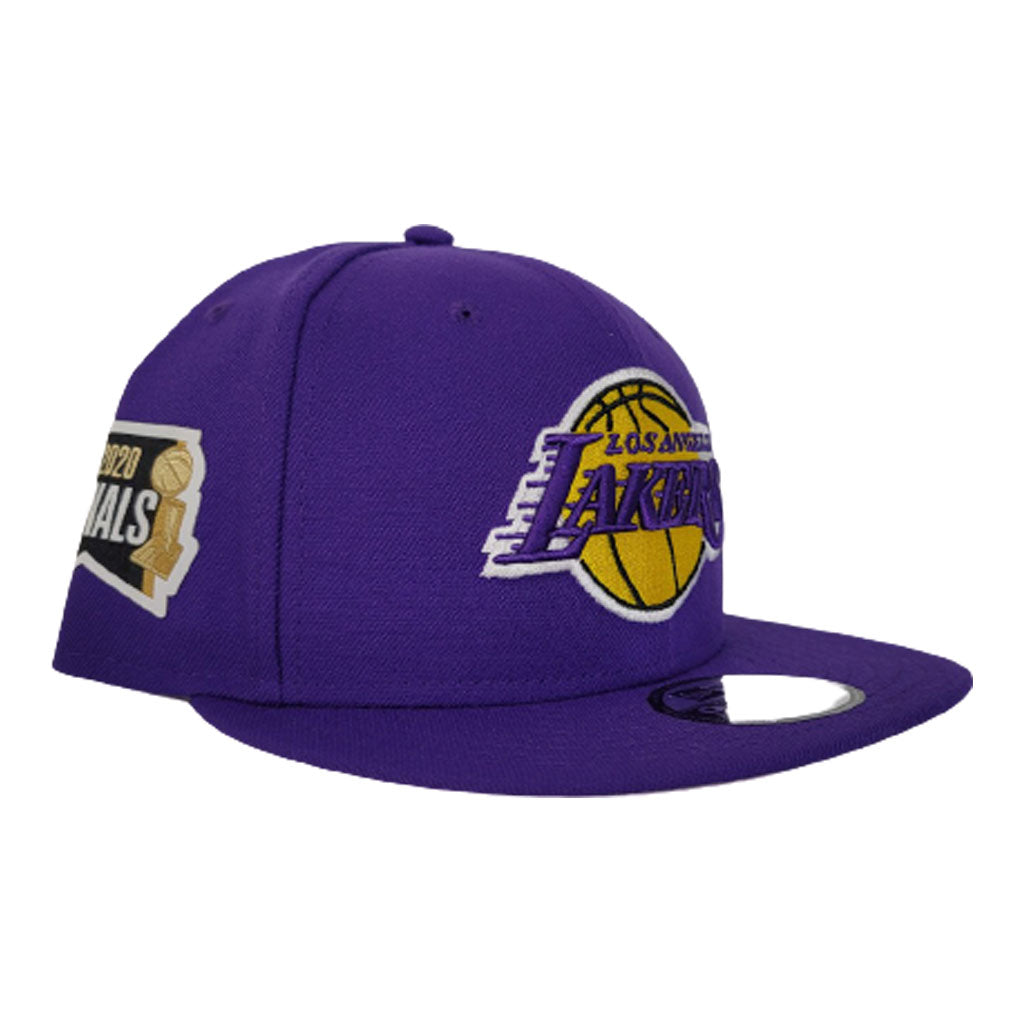 NEW ERA PURPLE LOS ANGELES LAKERS NBA FINALS SIDE PATCH 9FIFTY SNAPBACK