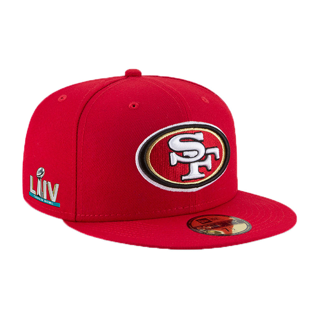 NEW ERA SAN FRANCISCO 49ERS SUPER BOWL LIV SIDE PATCH 59FIFTY FITTED HAT