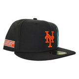 NEW YORK METS BLACK PINK BOTTOM STATUE OF LIBERTY NEW ERA 59FIFTY FITTED HAT
