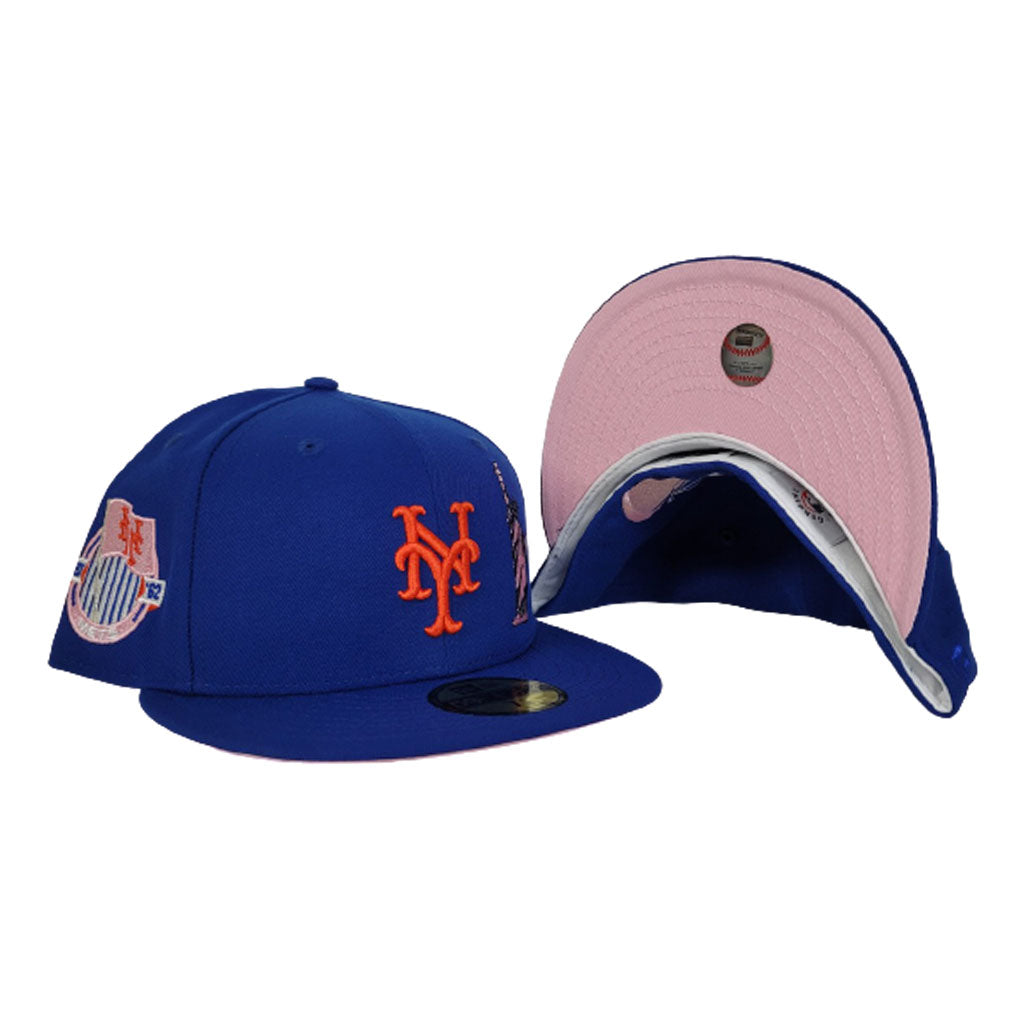 NEW YORK METS ROYAL BLUE PINK BOTTOM STATUE OF LIBERTY NEW ERA 59FIFTY FITTED