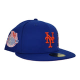 NEW YORK METS ROYAL BLUE PINK BOTTOM STATUE OF LIBERTY NEW ERA 59FIFTY FITTED